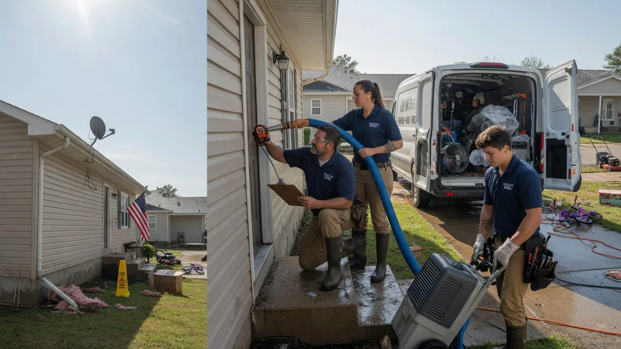Ceiling Water Damage Restoration in Bannock, OH near me